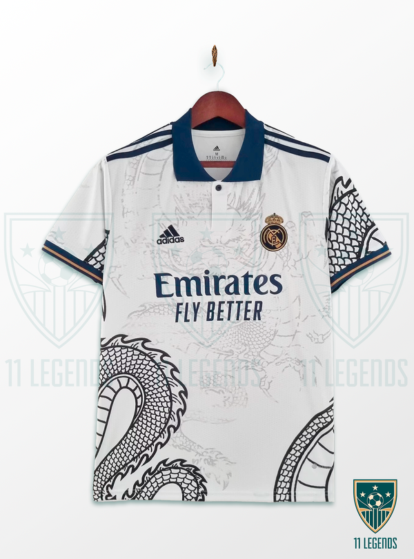 MAILLOT REAL MADRID - WHITE DRAGONS